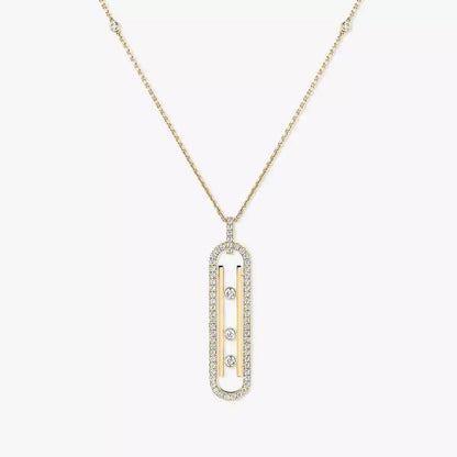 [Zalyn]MOVE 10TH ANNIVERSARY PENDANT NECKLACE