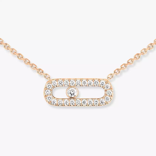 [Zalyn]MOVE UNO PENDANT NECKLACE