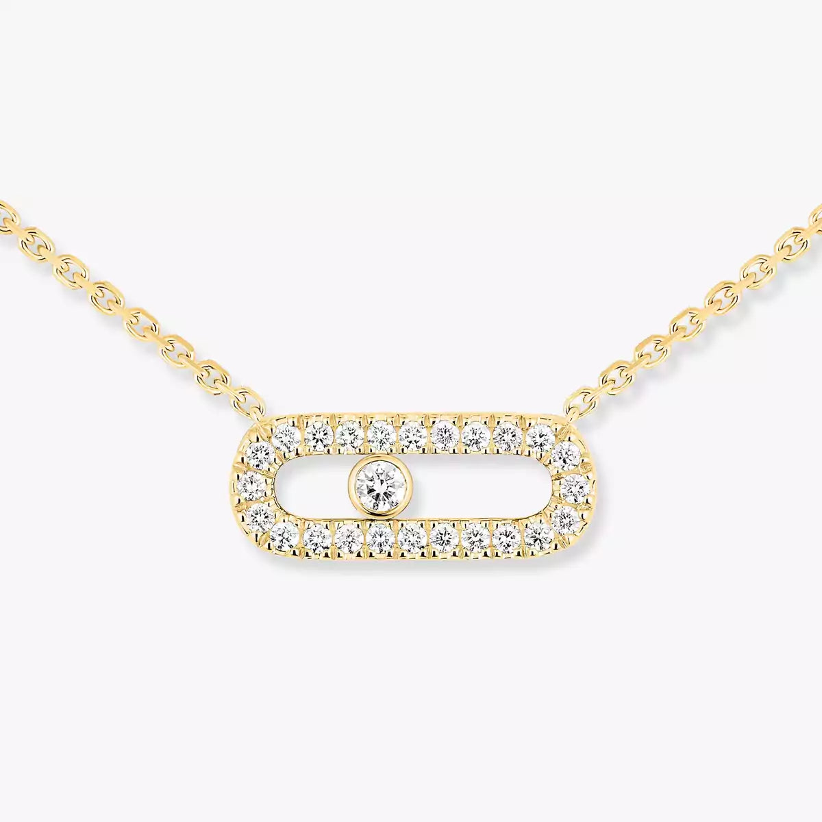 [Zalyn]MOVE UNO PENDANT NECKLACE