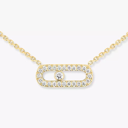 [Zalyn]MOVE UNO PENDANT NECKLACE