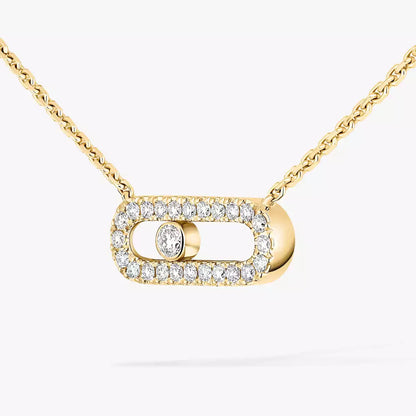 [Zalyn]MOVE UNO PENDANT NECKLACE