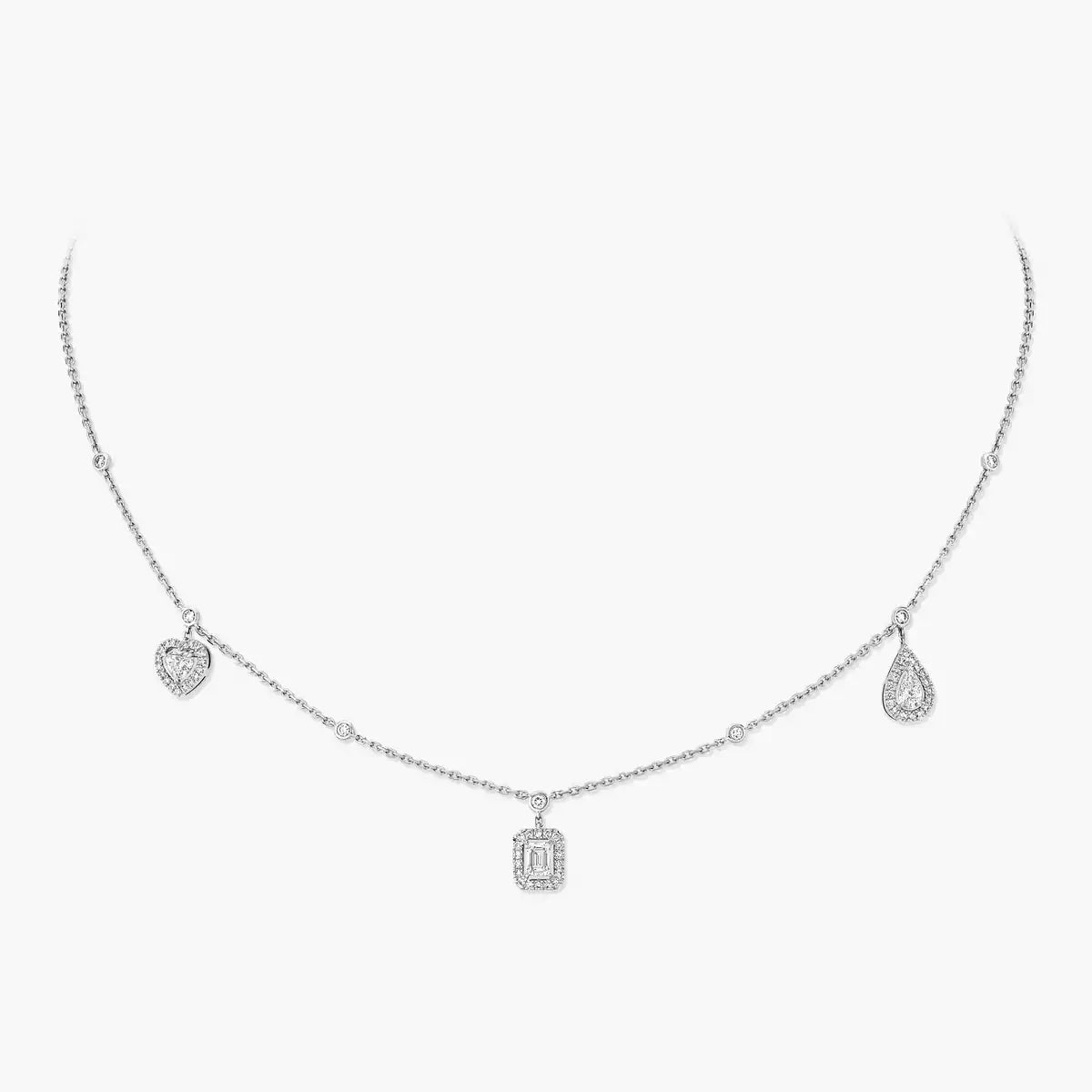 [Zalyn]TRIFECTA CHARM NECKLACE