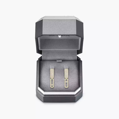 [Zalyn]IMPERIAL MOVE SM DIAMOND EARRINGS
