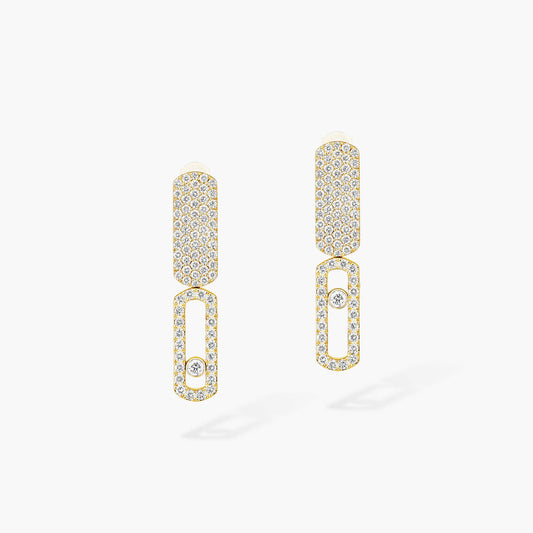 [Zalyn]IMPERIAL MOVE SM DIAMOND EARRINGS