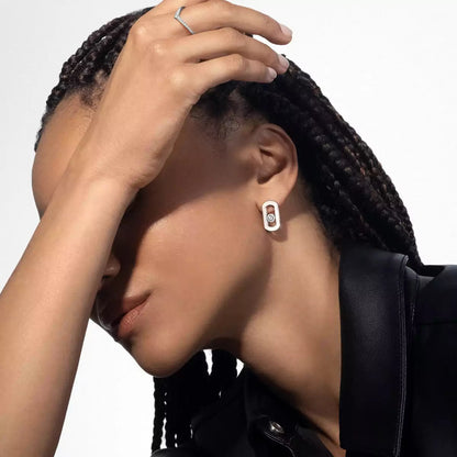[Zalyn]SO MOVE DIAMOND EARRINGS