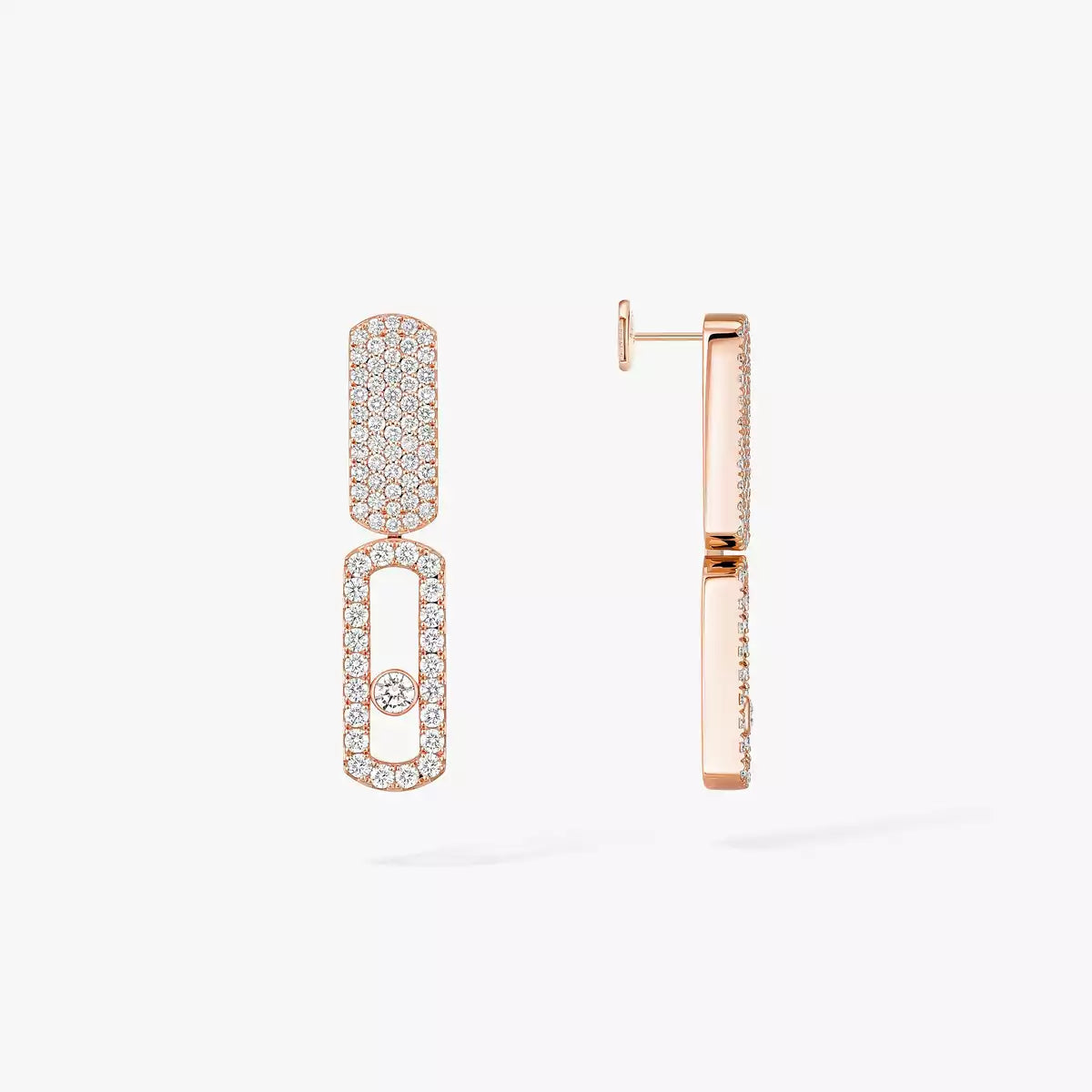[Zalyn]IMPERIAL MOVE SM DIAMOND EARRINGS