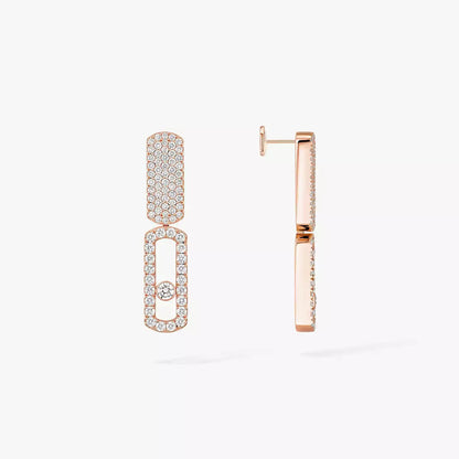 [Zalyn]IMPERIAL MOVE SM DIAMOND EARRINGS
