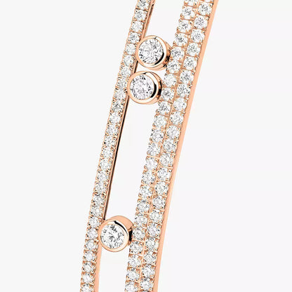 [Zalyn]MOVE ROMANE PAVÉ DIAMOND BANGLE BRACELET
