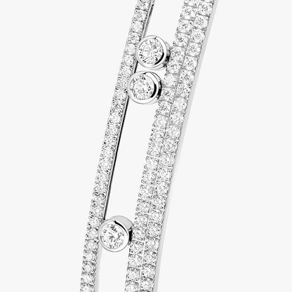 [Zalyn]MOVE ROMANE PAVÉ DIAMOND BANGLE BRACELET