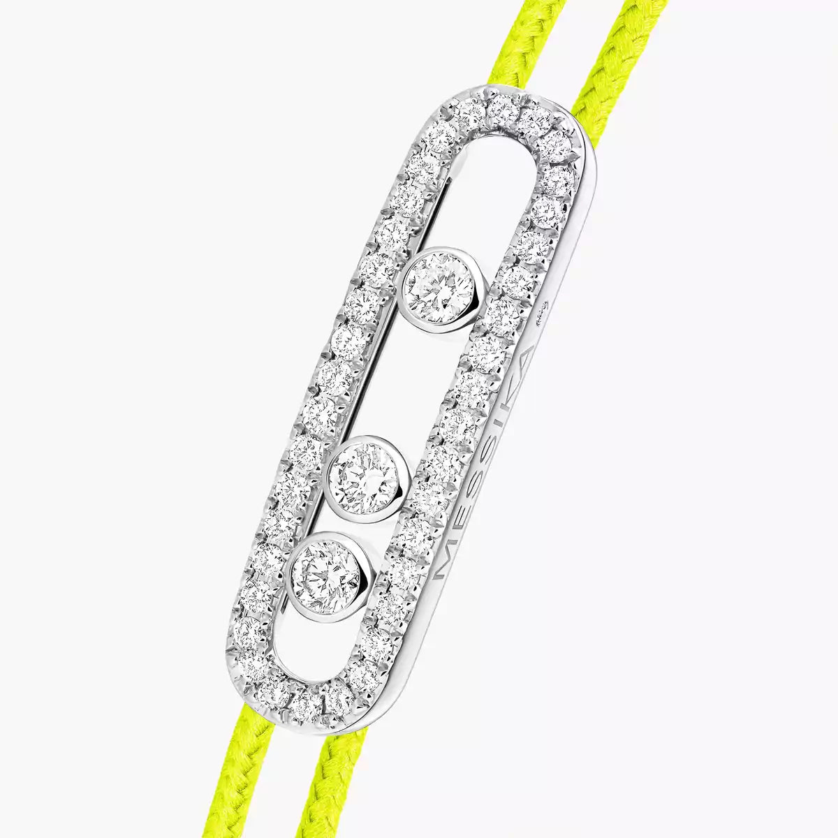 [Zalyn Jewelry]Messika Care(s) pink cord pav¨¦ bracelet
