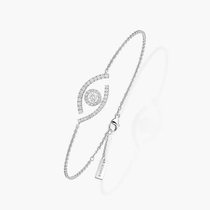 [Zalyn Jewelry]Lucky Eye Pave-Set Diamond Bracelet