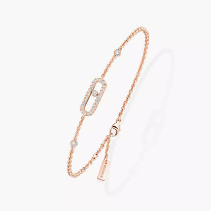 [Zalyn]MOVE UNO DIAMOND BRACELET
