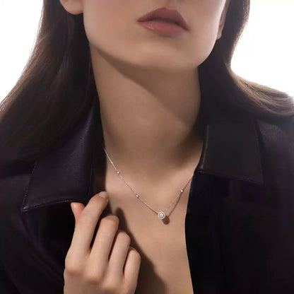 [Zalyn]JOY PENDANT DIAMOND NECKLACE