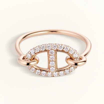 [Zalyn]RONDE SMALL DIAMOND RING