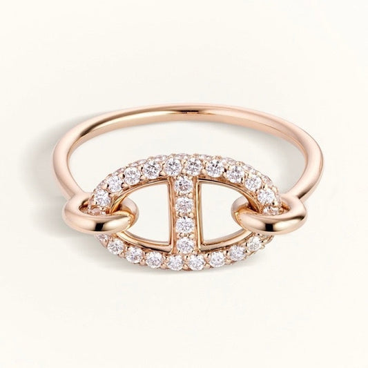 [Zalyn]RONDE SMALL DIAMOND RING