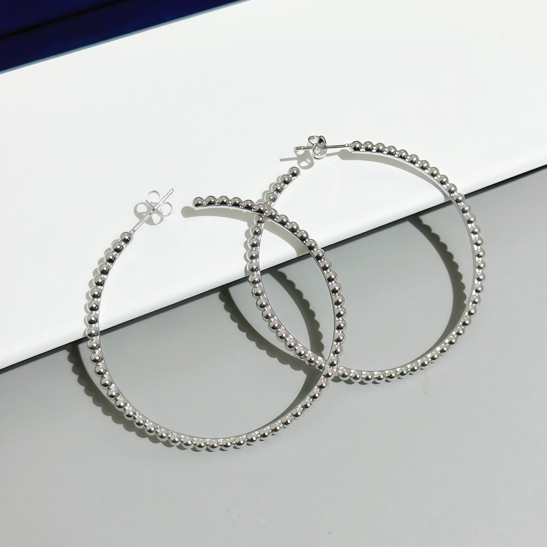 [Zalyn Jewelry] SMOOTH BEAD STUD EARRINGS
