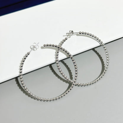 [Zalyn Jewelry] SMOOTH BEAD STUD EARRINGS