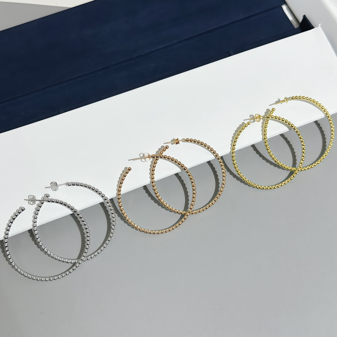 [Zalyn Jewelry] SMOOTH BEAD STUD EARRINGS