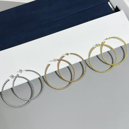 [Zalyn Jewelry] SMOOTH BEAD STUD EARRINGS