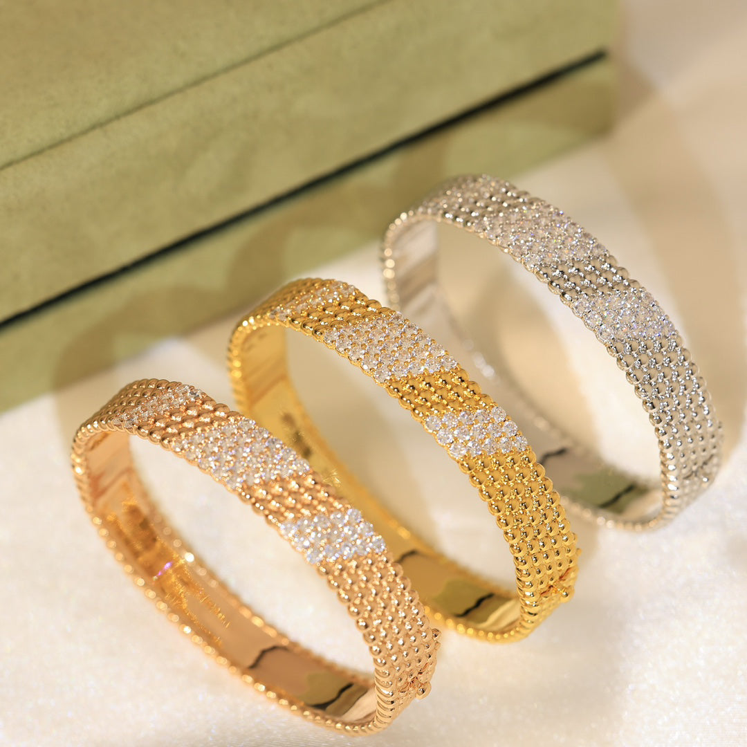 [Zalyn Jewelry]  FIVE-ROW DIAMOND BRACELET