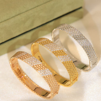 [Zalyn Jewelry]  FIVE-ROW DIAMOND BRACELET