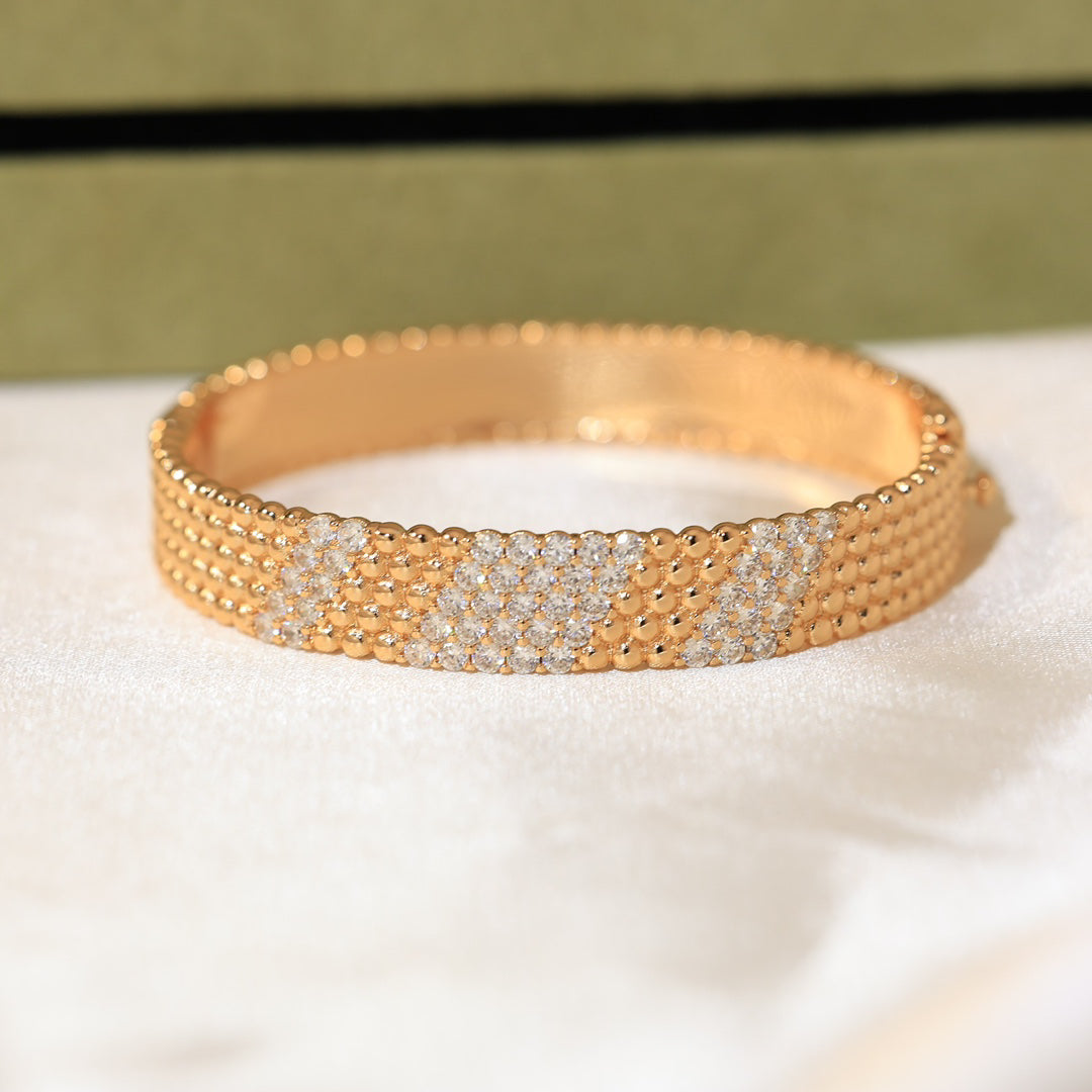 [Zalyn Jewelry]  FIVE-ROW DIAMOND BRACELET