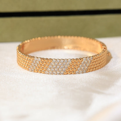 [Zalyn Jewelry]  FIVE-ROW DIAMOND BRACELET