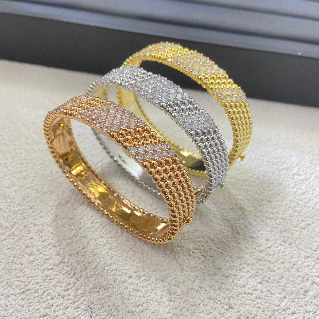 [Zalyn Jewelry]  FIVE-ROW DIAMOND BRACELET