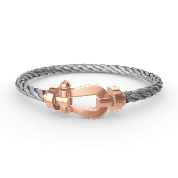 [Zalyn]FORCE LARGE HORSESHOE BRACELET - ROSE GOLD