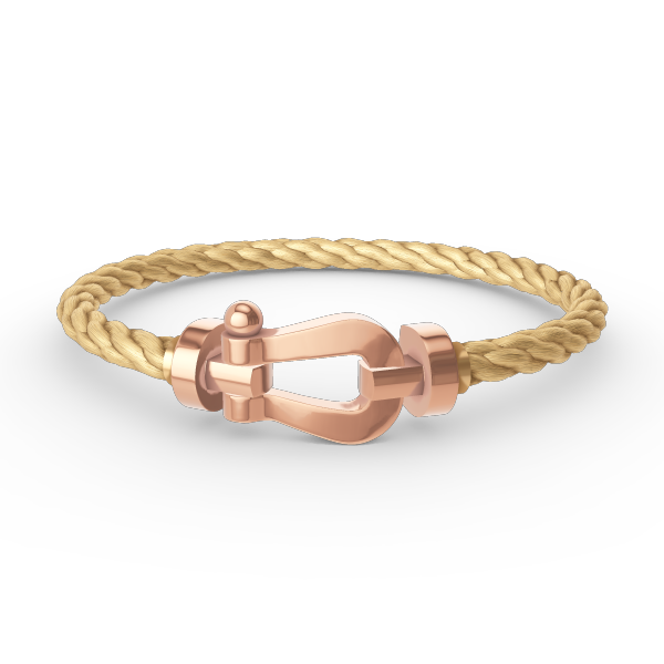 [Zalyn]FORCE LARGE HORSESHOE BRACELET - ROSE GOLD