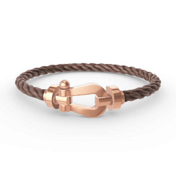 [Zalyn]FORCE LARGE HORSESHOE BRACELET - ROSE GOLD