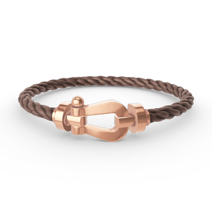[Zalyn]FORCE LARGE HORSESHOE BRACELET - ROSE GOLD