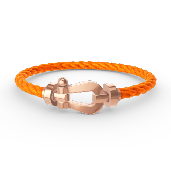 [Zalyn]FORCE LARGE HORSESHOE BRACELET - ROSE GOLD