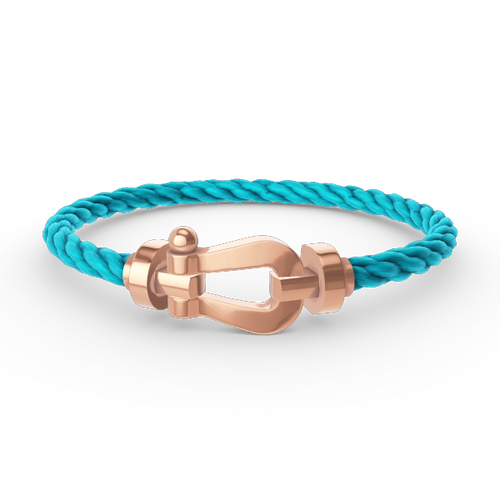 [Zalyn]FORCE LARGE HORSESHOE BRACELET - ROSE GOLD