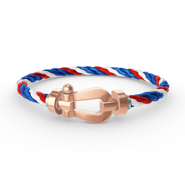 [Zalyn]FORCE LARGE HORSESHOE BRACELET - ROSE GOLD