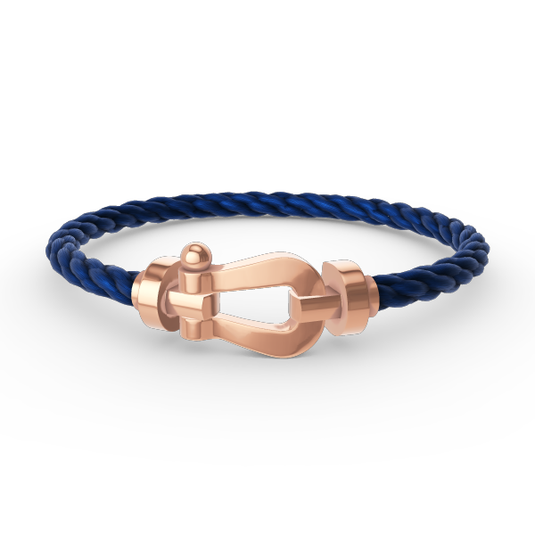 [Zalyn]FORCE LARGE HORSESHOE BRACELET - ROSE GOLD