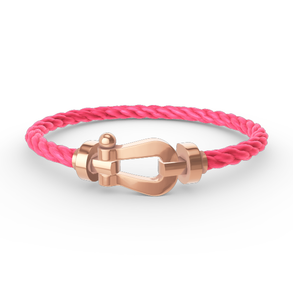 [Zalyn]FORCE LARGE HORSESHOE BRACELET - ROSE GOLD