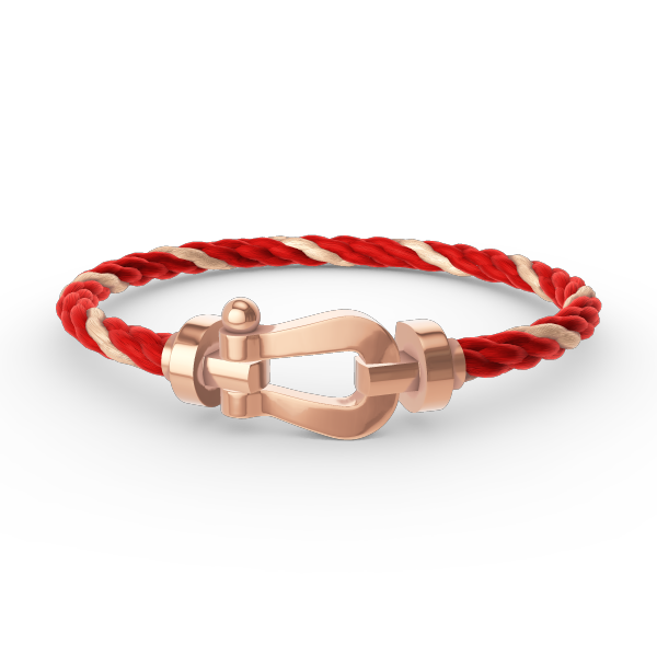 [Zalyn]FORCE LARGE HORSESHOE BRACELET - ROSE GOLD