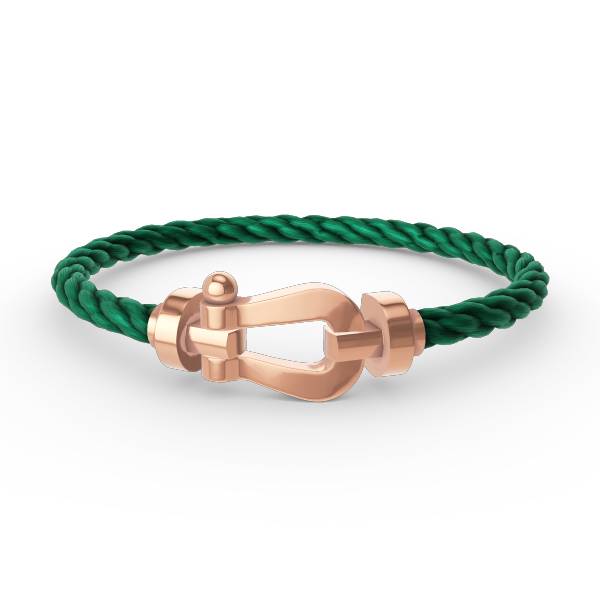 [Zalyn]FORCE LARGE HORSESHOE BRACELET - ROSE GOLD