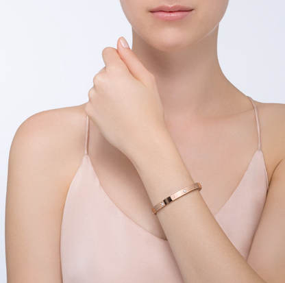 [Zalyn Jewelry ]LOVE BRACELET 6.1MM 4 DIAMONDS