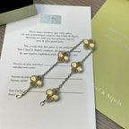 [Zalyn Jewelry ] CLOVER 5 MOTIF LASER BRACELET COLLECTION