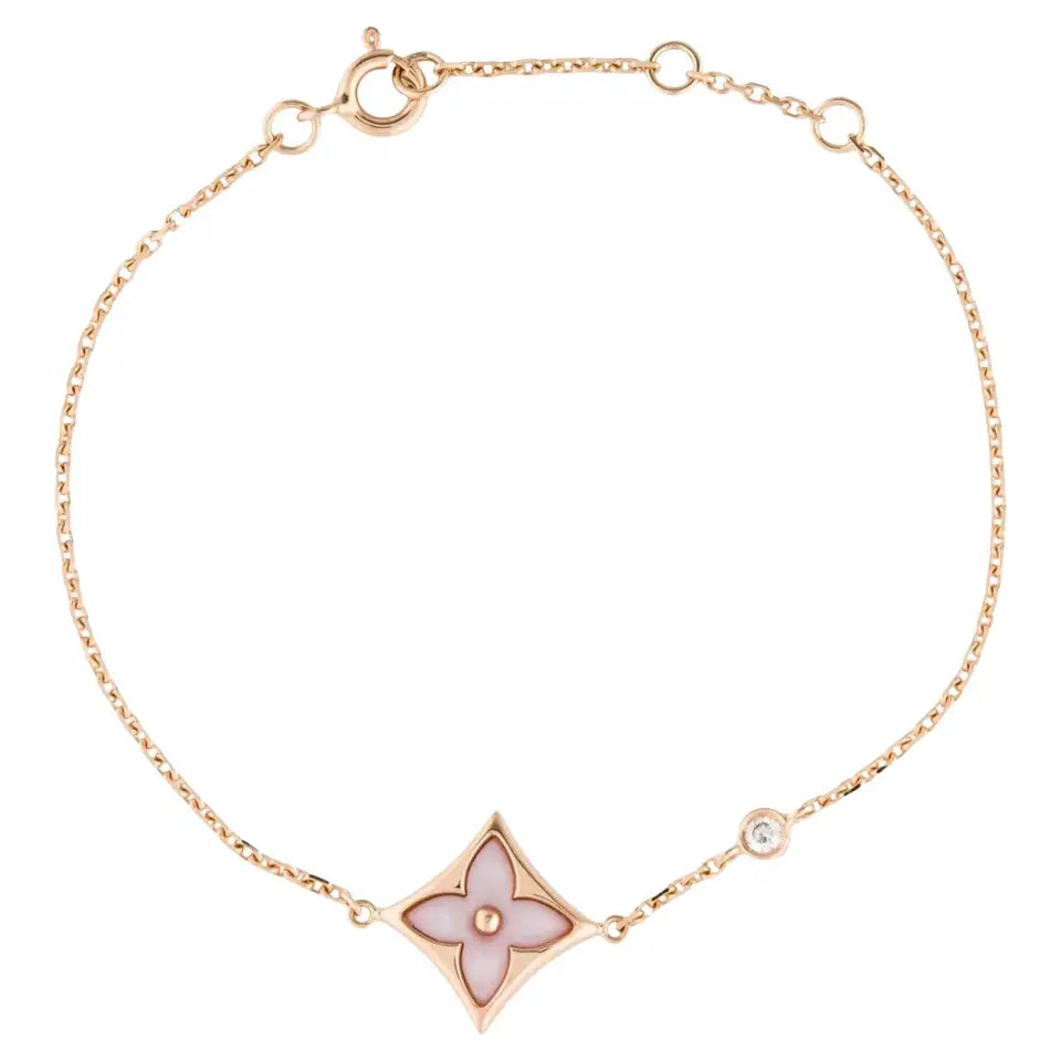 [Zalyn]STAR 1 DIAMOND ROSE GOLD BRACELET