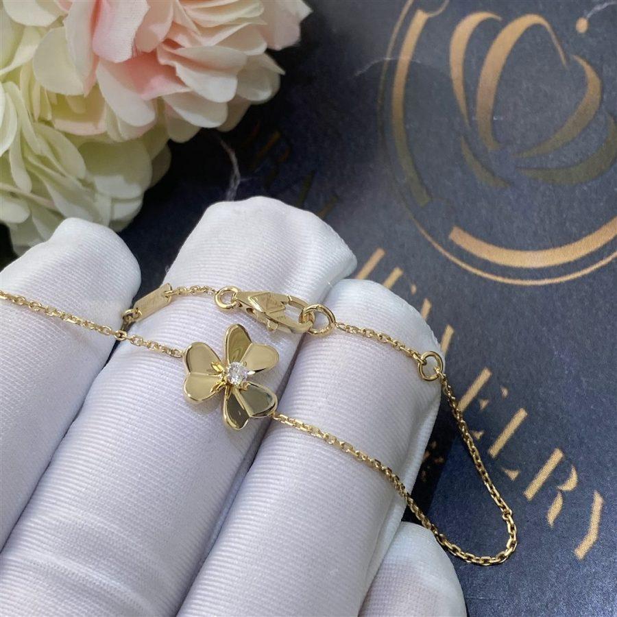 [Zalyn Jewelry ]FRIVOLE GOLD FLOWER BRACELET