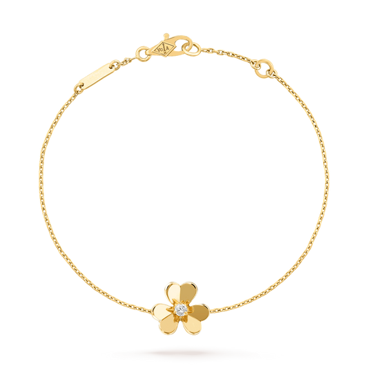 [Zalyn Jewelry ]FRIVOLE GOLD FLOWER BRACELET