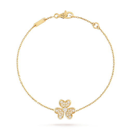 [Zalyn Jewelry ]FRIVOLE GOLD FLOWER DIAMOND BRACELET