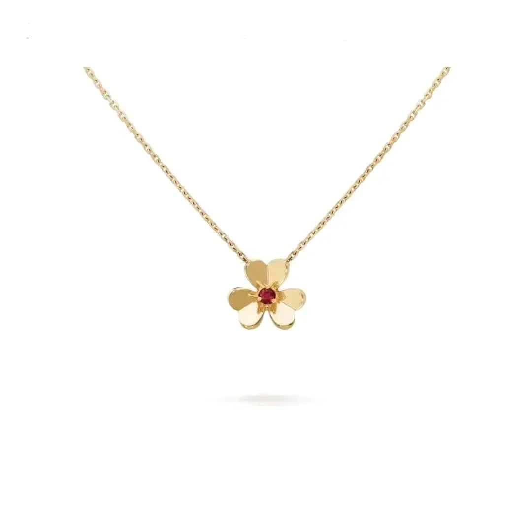 [Zalyn]FRIVOLE FLORAL CHARM NECKLACE