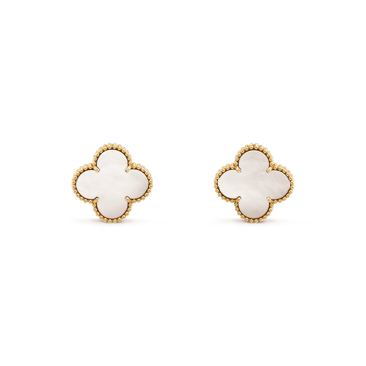 [Zalyn Jewelry ]CLOVER MINI GOLD EARRINGS