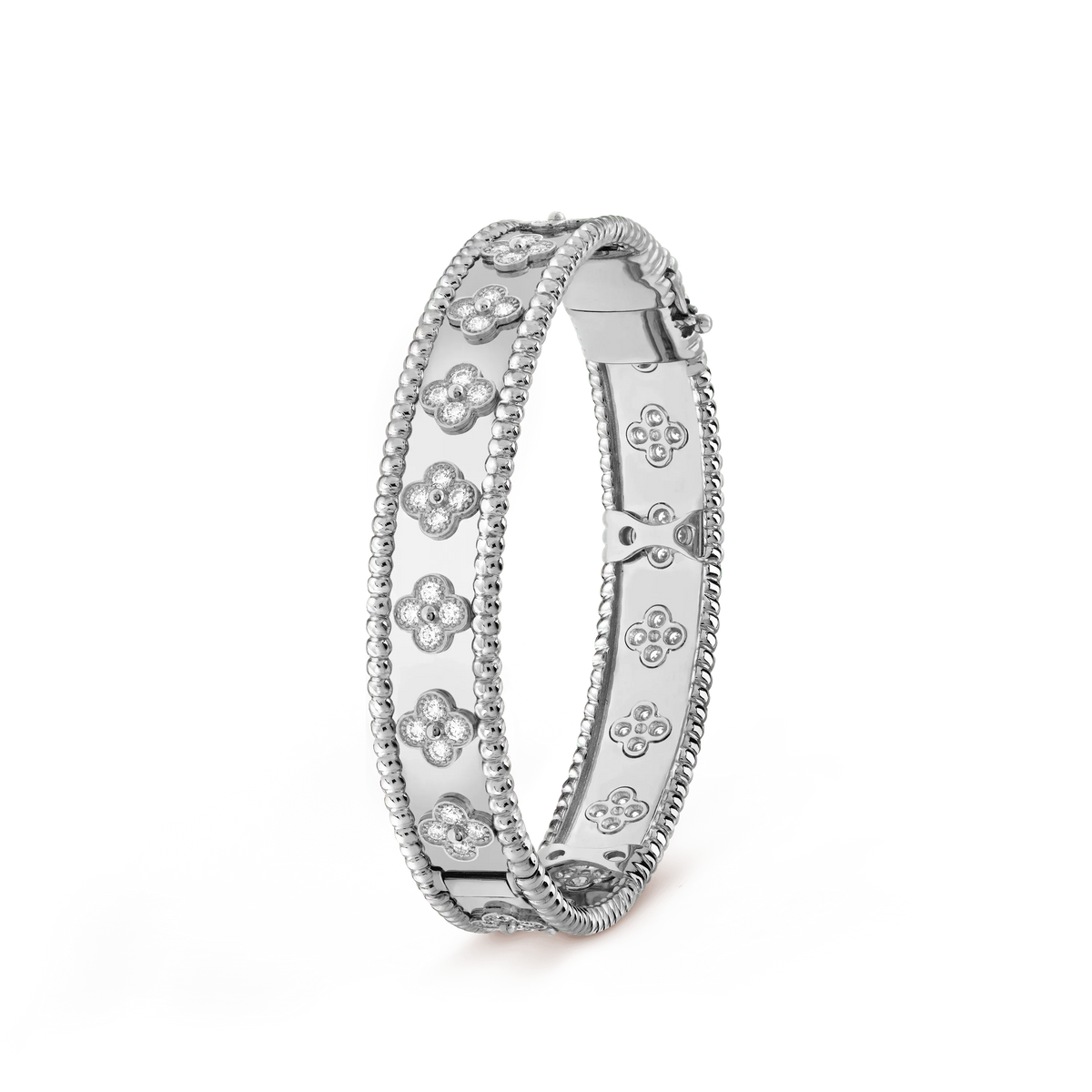 [Zalyn Jewelry ]CLOVER BRACELET 8MM DIAMONDS