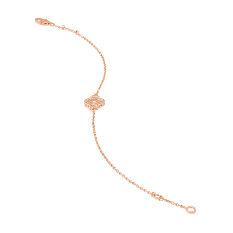 [Zalyn Jewelry ]CLOVER SINGLE FLOWER BRACELET