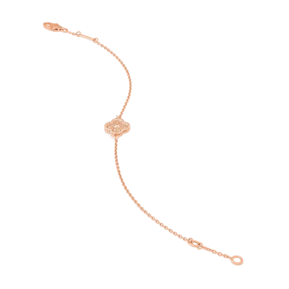[Zalyn Jewelry ]CLOVER SINGLE FLOWER BRACELET